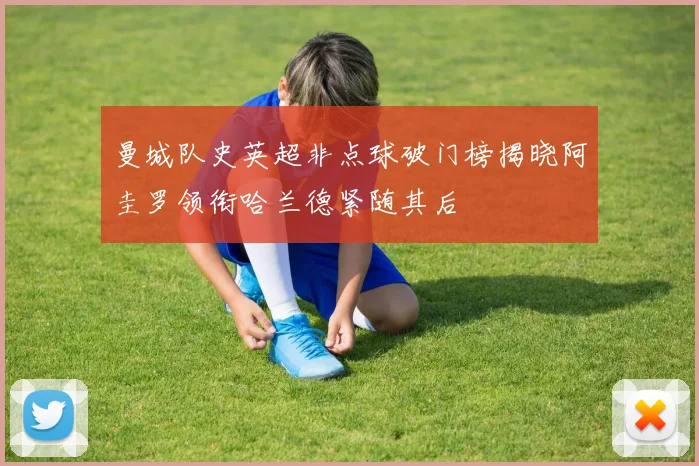 曼城队史英超非点球破门榜揭晓阿圭罗领衔哈兰德紧随其后